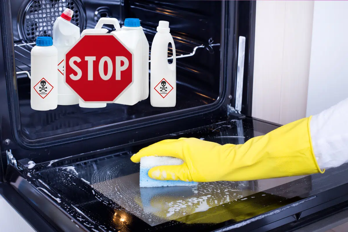 stop produits chimiques pour nettoyer son four