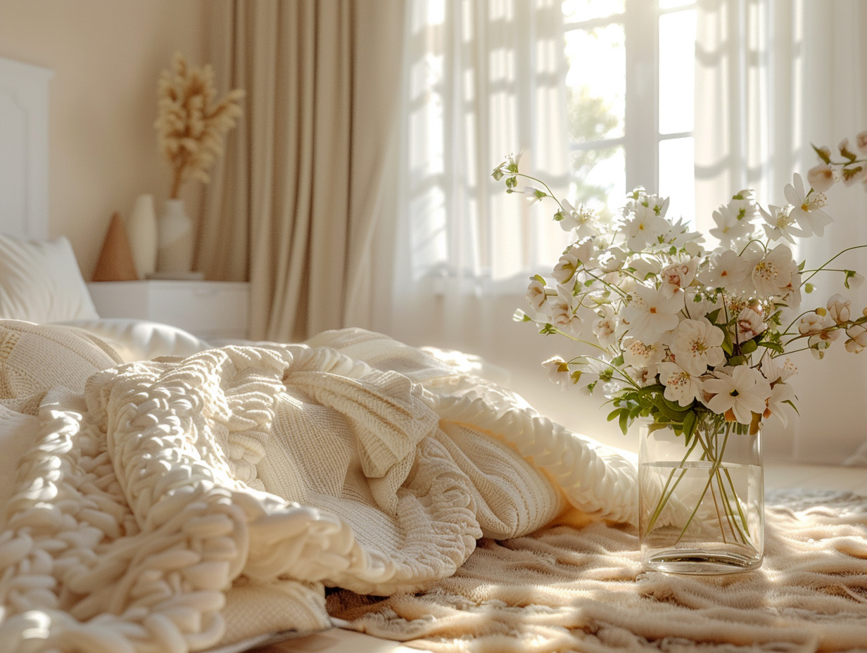 chambre beige