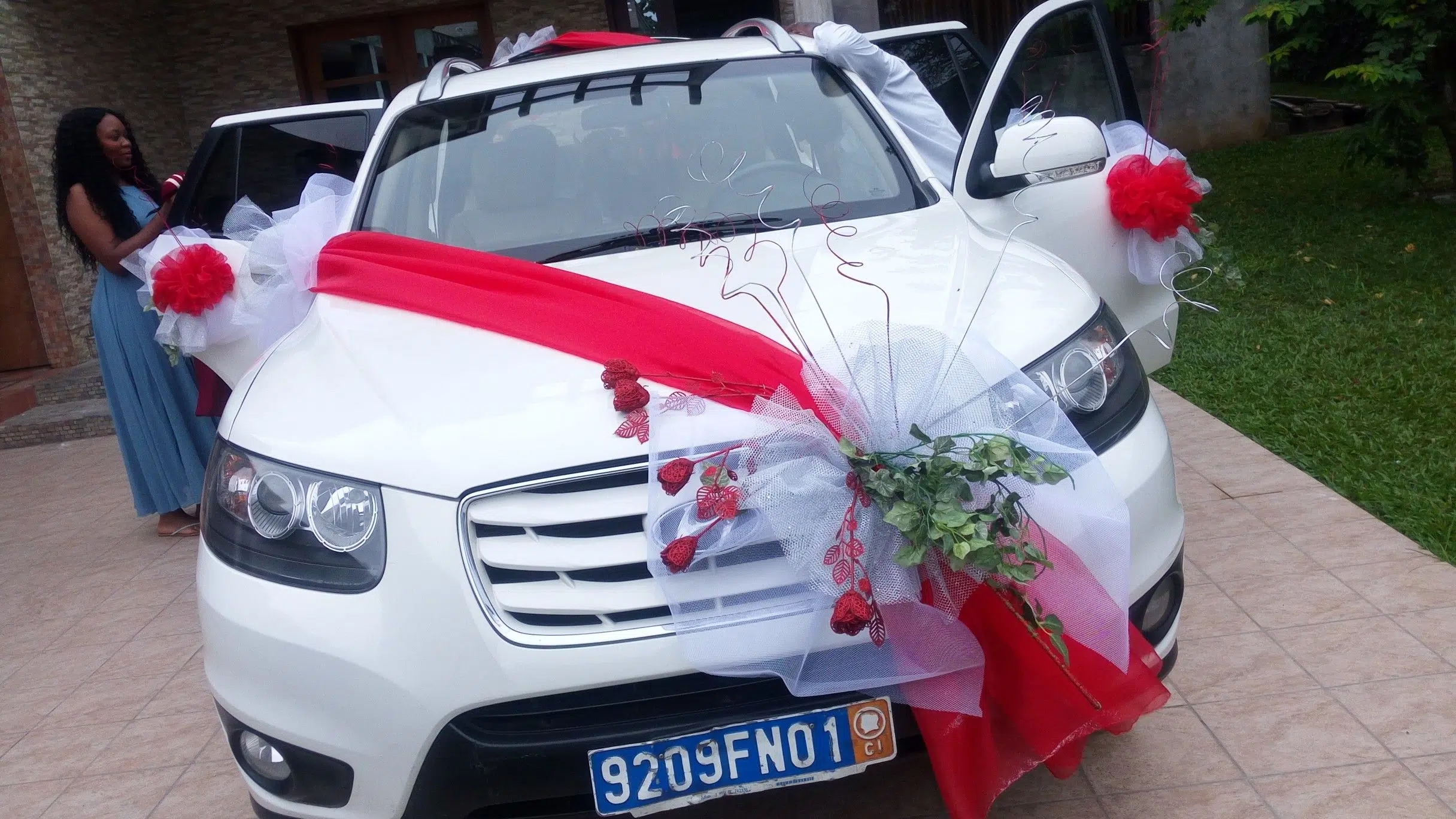 déco voiture mariage