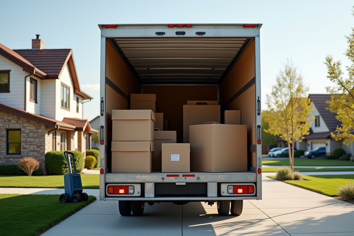camion déménagement