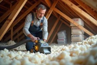 Isolation par soufflage pour une maison efficace et confortable