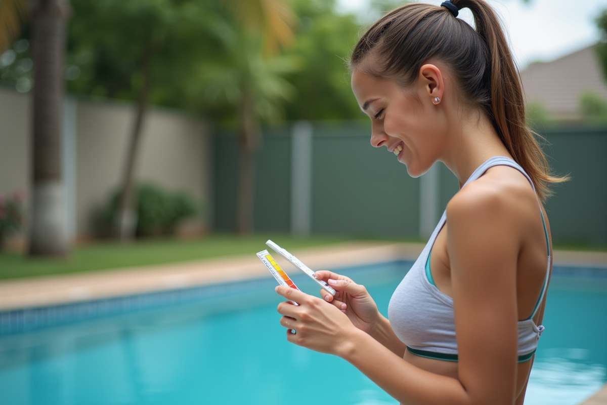 Jeune femme vérifie la qualité de l