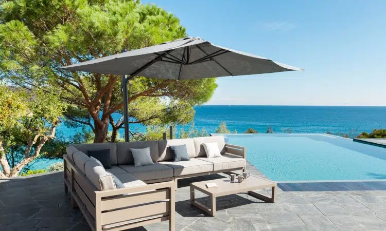 parasol excentré