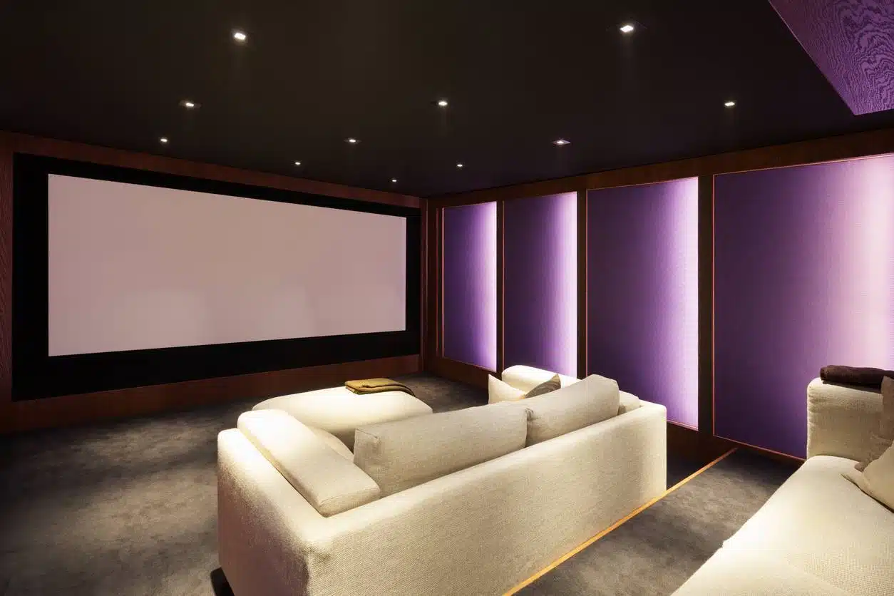 salle de cinéma privée